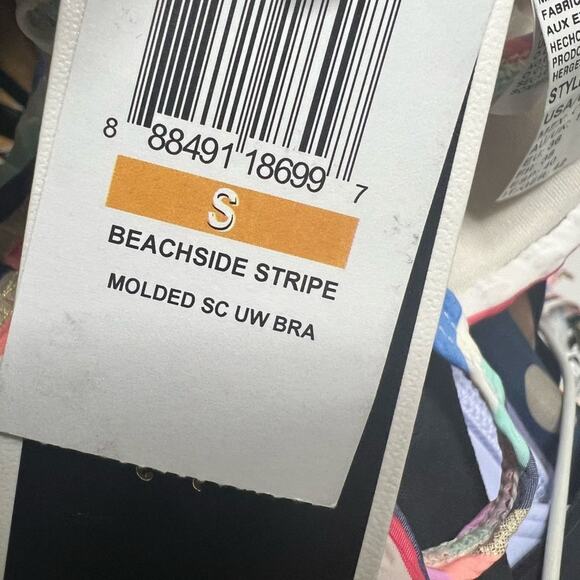 NWT JUICY COUTURE BEACHSIDE TUNNEL PANTS 8 MOULDED BRA SWIMSUIT SET SZ S - Picture 5 of 6